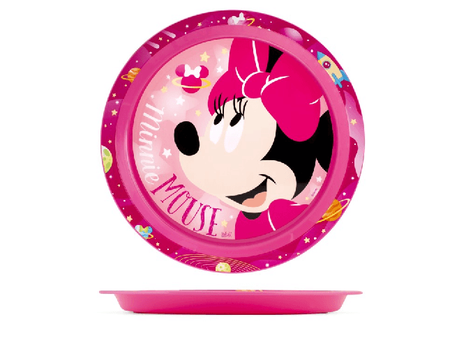 Lulabi 6x Piatti Piani In Polipropilene Minnie Cosmo 20,5Cm, Lulabi