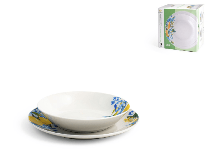 Royal Norfolk 2x Royal Norfolk Servizio Tavola 12 Pezzi, Mediterraneo