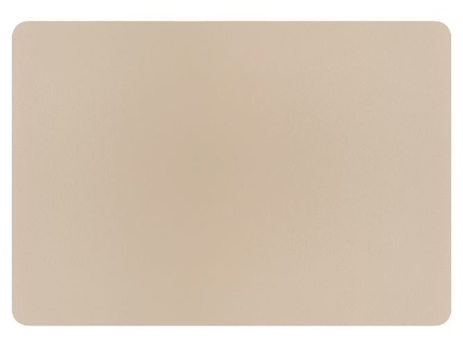 H&h 12x Tovagliette In Ecopelle Colore Sabbia Cm43X30, Marca H&H