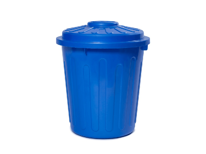 Gensini Bidone Con Coperchio Lt 22 Assortito, Plastica