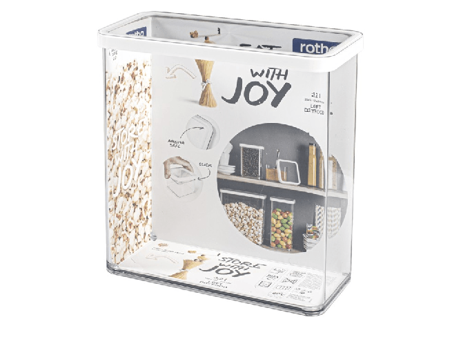 Rotho Barattolo Rettangolare Loft Lt3,2 In San Trasparente