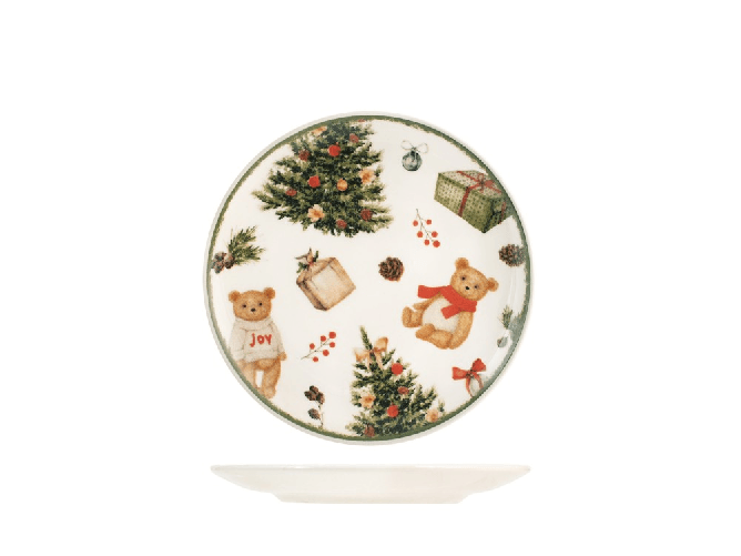 H&h H&H Servizio Tavola 18 Pezzi In Stoneware Decorato Teddy Bear, Multicolore