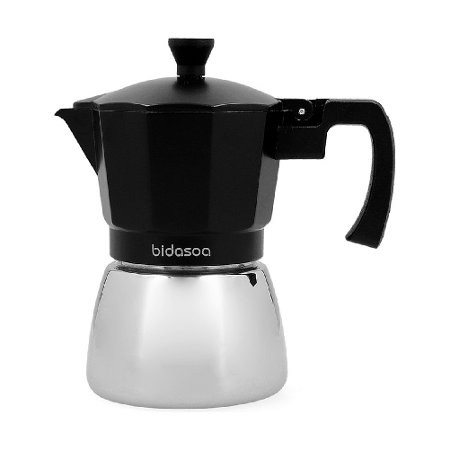 Bidasoa Caffettiera Italiana Bidasoa Tribeca Metallo 3 Tazze