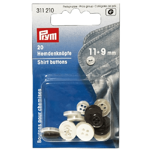 Gutermann Bottoni Camicia Madreperla 11 9Mm 20 Pezzi Gutermann311210