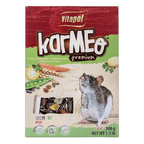 Vitapol mangime Vitapol Karmeo Premium Salmone Piselli Coniglio Ratto 500 g