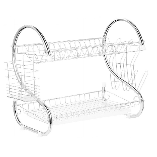 Feel Maestro Scolapiatti da Lavandino Feel Maestro MR-1025-38 38 x 24 x 39 cm Argentato