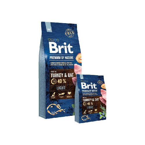 Brit mangime Brit Premium by Nature Ligh Mela Pollo Tacchino Mais 15 kg