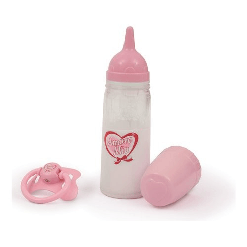 Grandi Giochi Biberon giocattolo Grandi Giochi AMORE MIO, modello GG71199, set con ciuccio, colore Rosso