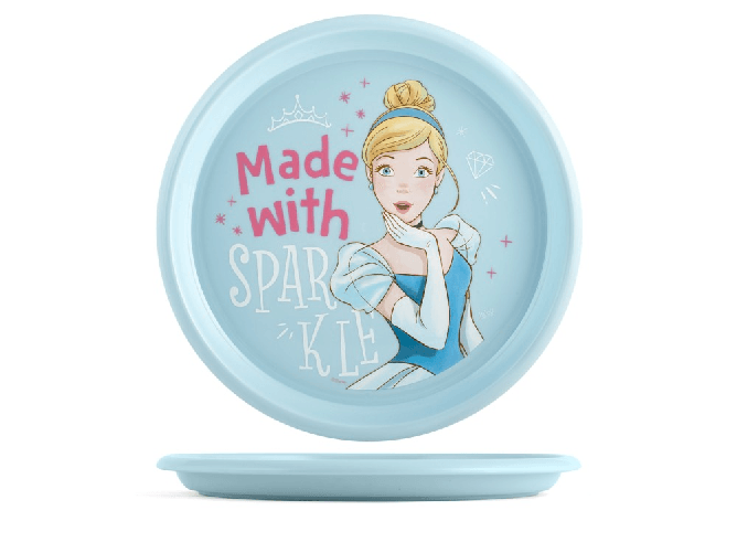 Lulabi 6x Piatti piani Lulabi Disney Princess In Polipropilene 22,5Cm