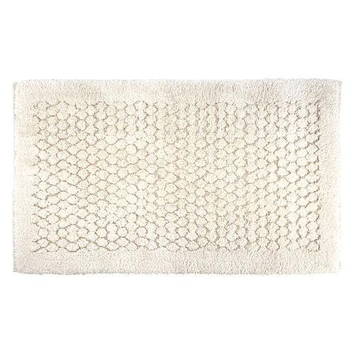 APE Tappeto Bagno Quarzo Bianco 18611 Misto Cotone