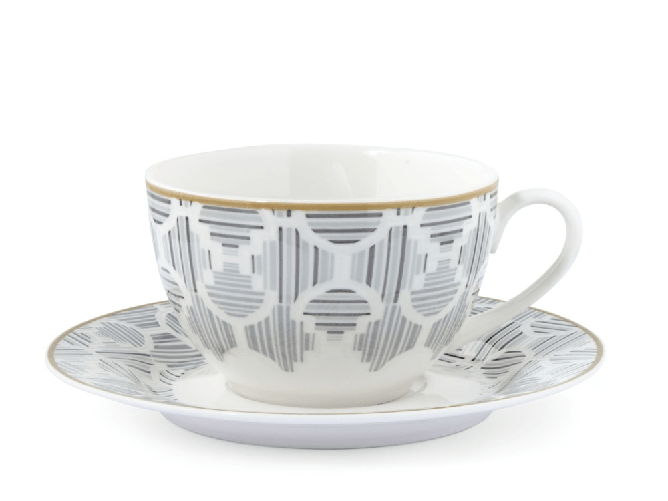 H&h 6x Tazze Tè H&H Osaka New Bone China Piatti E Decoro Cc220