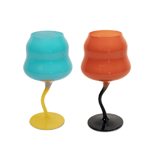 WD LIFESTYLE 2 CALICI COCKTAIL AZZURRO/ARANCIO