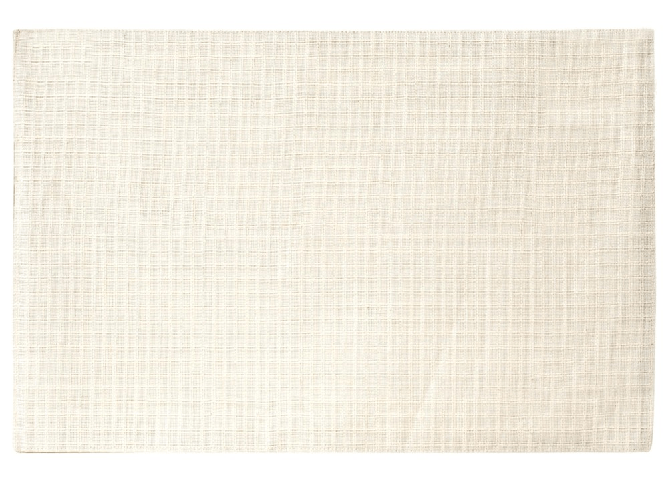 H&h 6x Tovagliette Americana H&H In Cotone E Ramiè Colore Bianco Cm45X30