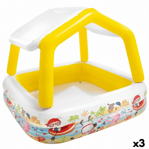 Intex Piscina Gonfiabile per Bambini Intex Tenda 295 L 157 x 122 x 157 cm (3 Unità)