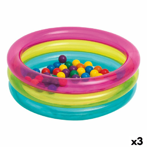 Intex Piscina di Palline Intex 86 x 25 x 86 cm (3 Unità)
