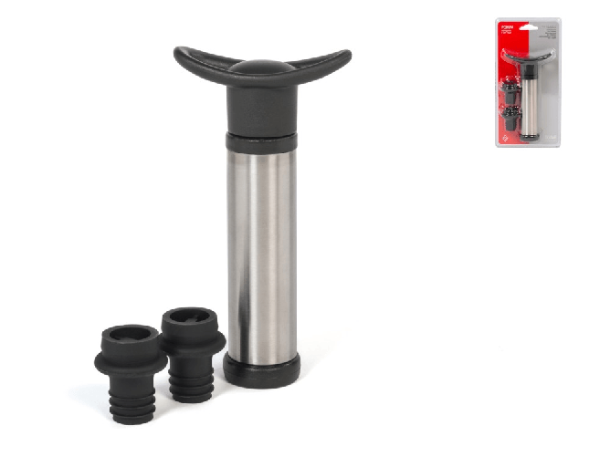 Home 6x Confezioni 2 Tappi Per Pompa Salva Gusto In Acci. Inox Home Soave