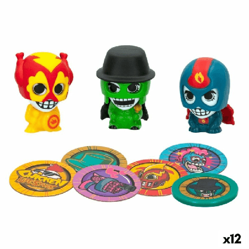 Eolo Personaggi d'Azione Eolo Super Masked 3 x 4,5 x 3,5 cm (12 Unità)