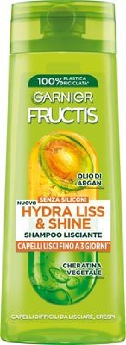Garnier 12x Bundle Garnier Shampoo Per Capelli Fructis Hydra-Liss, 250 Ml
