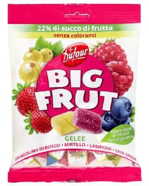 Dufour 18x Bundle Caramelle Dufour Big Fruit Bosco 150G *352