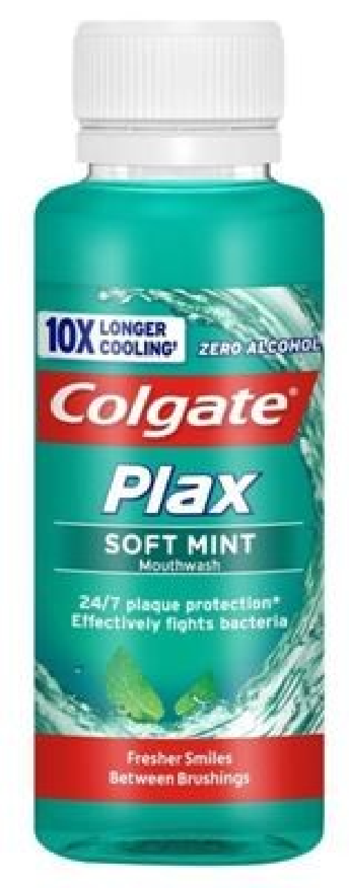 Colgate 12x Bundle Colgate Plax Collutorio 100 Ml. Soft Mint Minitaglia