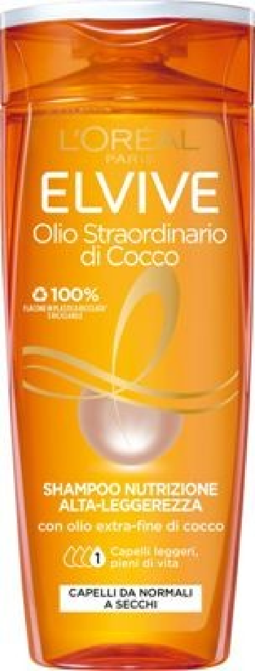 Elvive 12x Bundle Elvive Shampoo Olio Straordinario Cocco 250 Ml