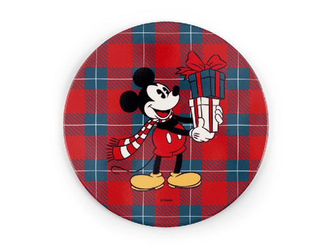 Home 12x Home Sottopentole Micky Minnie XMas Disney in ceramica e fondo termoisolante in sughero cm 20.