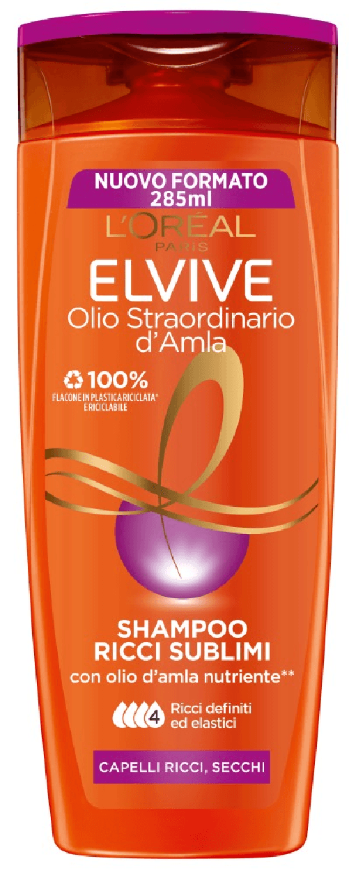 L'oreal 3x Elvive Shampoo 285 Ml. Olio Ricci