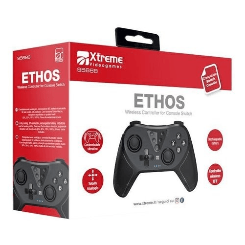 Xtreme Gamepad Xtreme 95688 SWITCH Ethos Black