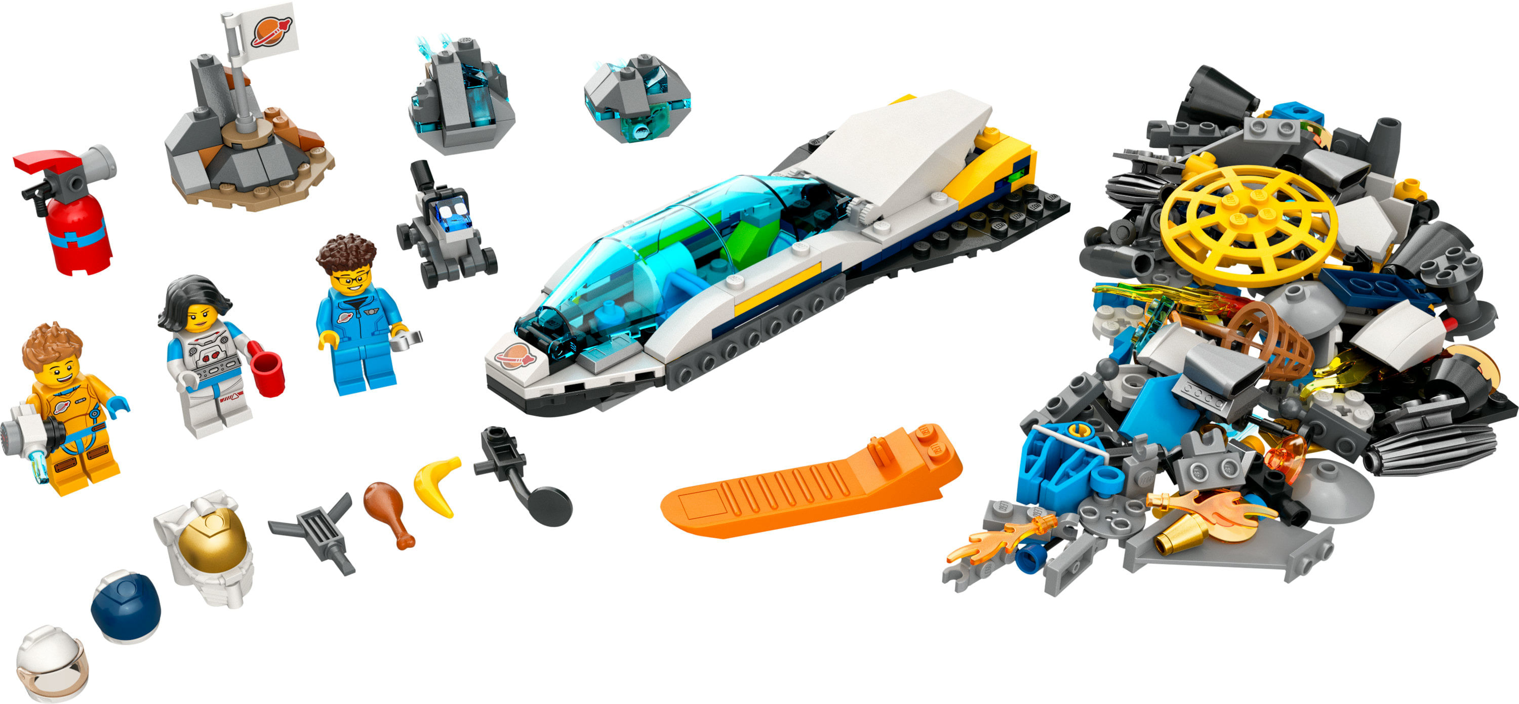 LEGO City 60354 Missioni di Esplorazione su Marte, Set Costruzioni con Avventura Digitale Interattiva