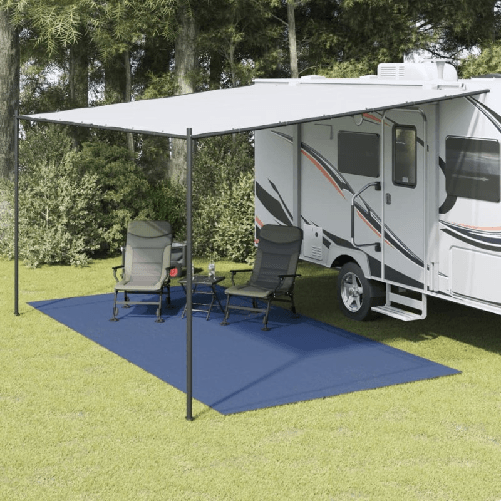 VidaXL Tappeto da Tenda Blu 5x2,5 m