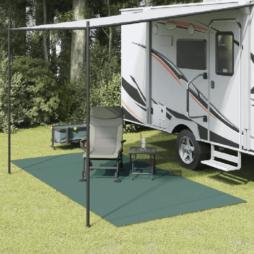 VidaXL Tappeto da Tenda Verde 4x2 m