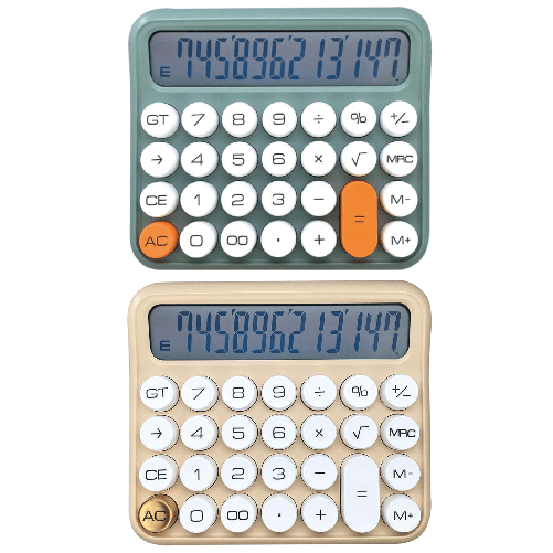 Senza Marca Lebez 81484 calcolatrice Desktop Calcolatrice di base Colori assortiti Senza marca CALCOLATRICE DA TAVOLO NIJY A 12 CIFRE