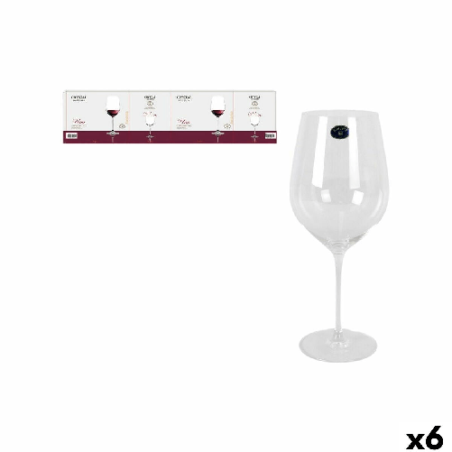 Bohemia Crystal Set di calici da vino Bohemia Crystal Uria Cristallo (6 Unità)