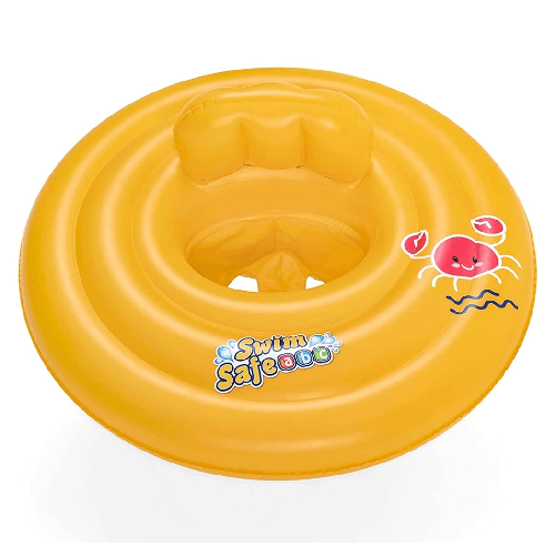 TrAdE Shop Traesio Salvagente Gonfiabile Galleggiante A Mutantina Per Bambini Rotondo 69cm Swim Safe 32096 -