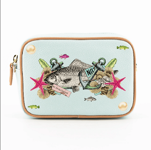 BRACCIALINI BORSA BORSELLO POCHETTE DONNA BRACCIALINI ZOE B13207 197 PELLE ORIGINALE PE Taglia Unica,Colore Blu