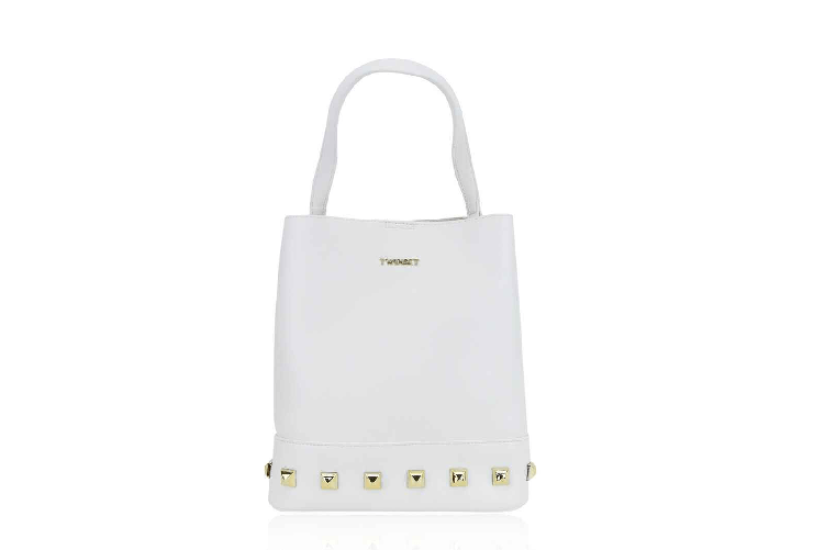 TWINSET BORSA BORSE DONNA TWINSET E 222TY8011 ECO PELLE BIANCO ORIGINALE PE Taglia Unica,Colore Bianco
