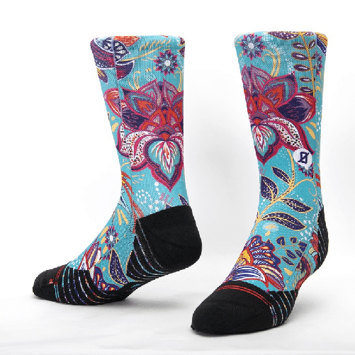 Scrimmage Calzini unisex Scrimmage Everyday Paisley Watergreen Taglia M (39-44)