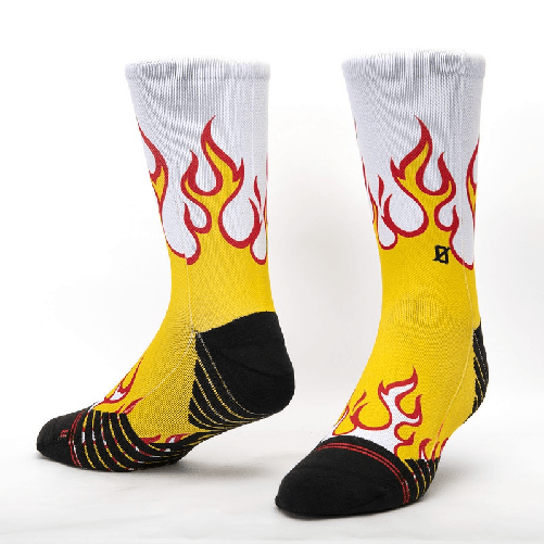 Scrimmage Calzini unisex Scrimmage Everyday Flame White Taglia S (35-39)