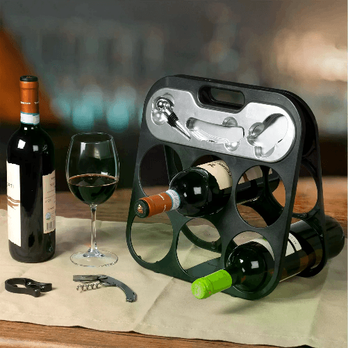 Cantinetta Portabottiglie 6 Posti h30,5x30x15 cm