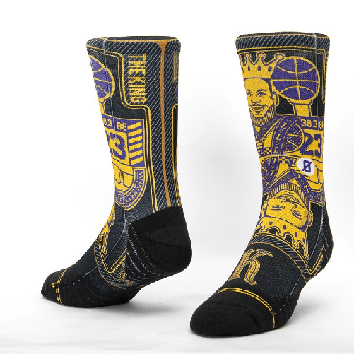 Scrimmage Calzetti unisex Scrimmage basket The King Black Taglia M (39-44)