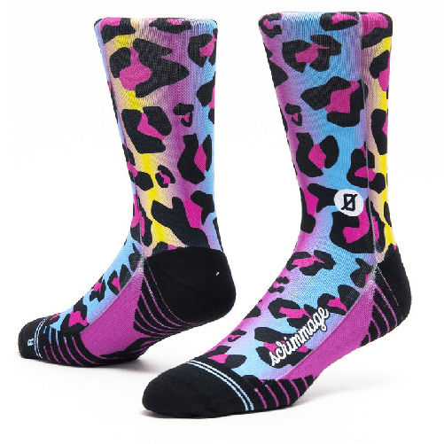 Scrimmage Calzini unisex Scrimmage Everyday Jaguar Rainbow Taglia L (44-48)