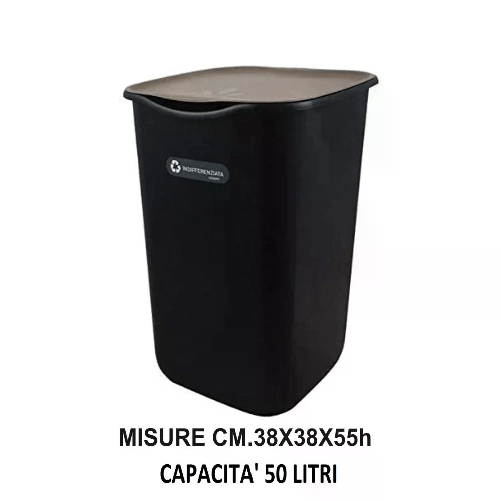 Cecaro Group Pattumiera per Raccolta Differenziata da 50 Litri