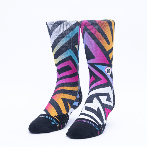 Scrimmage Calzini unisex Scrimmage Everyday Abstract Rainbow Taglia M (39-44)