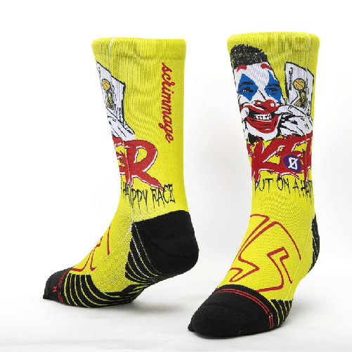 Scrimmage Calza unisex Scrimmage basket Joker Revenge Yellow Taglia L (44-48)