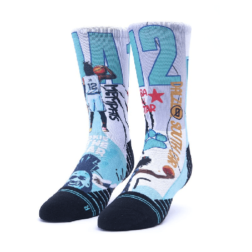 Scrimmage Calzini Scrimmage unisex basket Ja Morant Blue Taglia L (44-48)