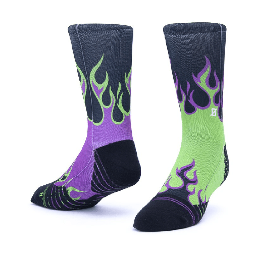 Scrimmage Calzini unisex Scrimmage Everyday Flame Purple Taglia L (44-48)