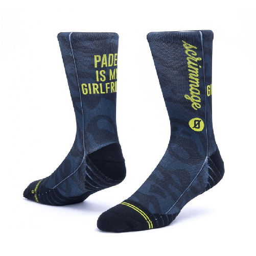 Calzini unisex Scrimmage My Girlfriend/Boyfriend calze da Padel Black