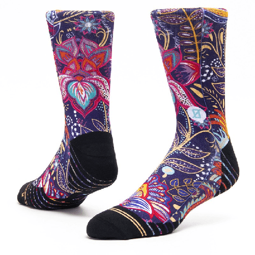 Scrimmage Calzini unisex Scrimmage Everyday Paisley Purple Taglia M (39-44)