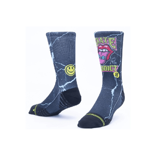 Calzini unisex Scrimmage Everyday Skate Addict Black