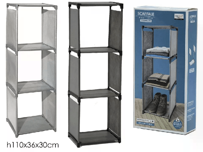 Cecaro Group Armadio Componibile Scaffale 3 Ripiani